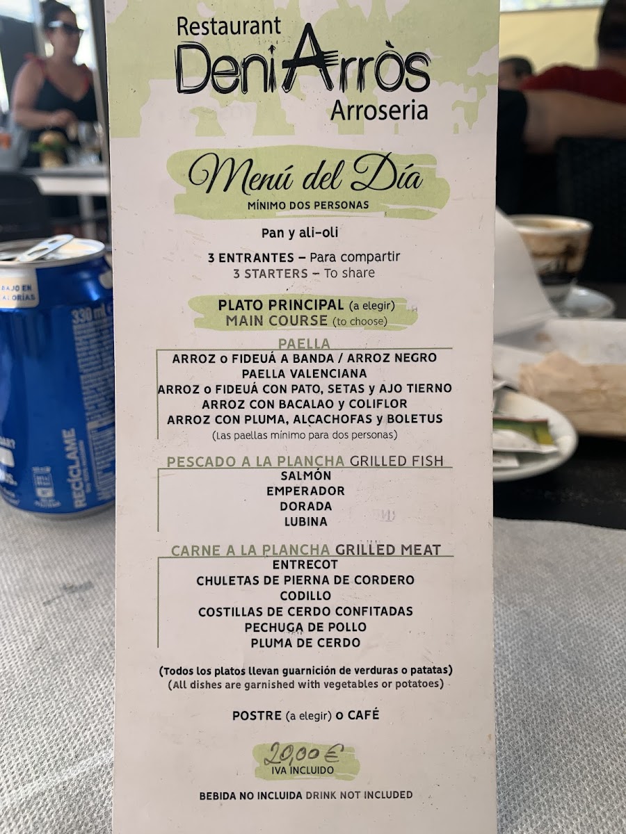 Menu Deniarròs Les Marines-7